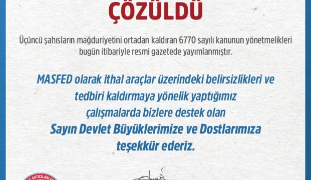 BÜYÜK SORUN ÇÖZÜLDÜ!